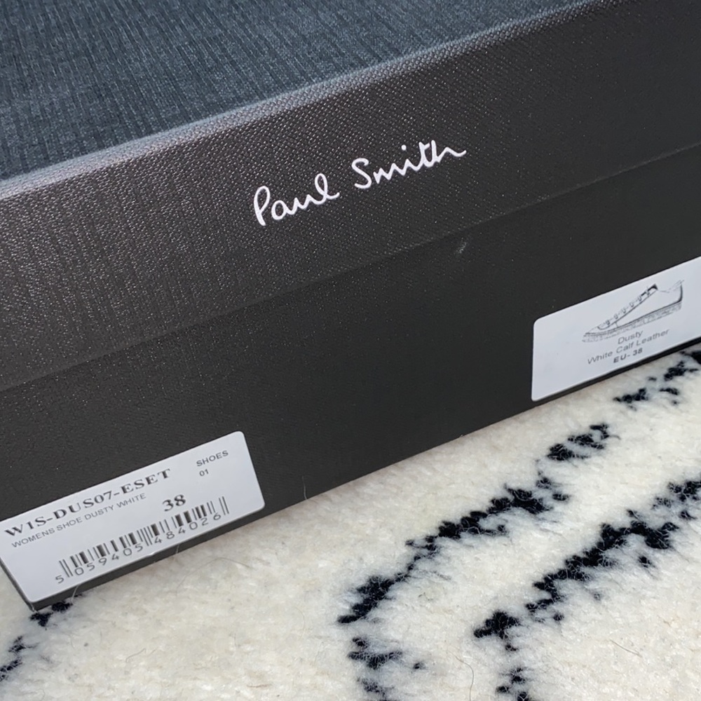 Paul Smith Women's White Leather 'Dusty, NIB Size Euro 38 - Picture 3 of 13